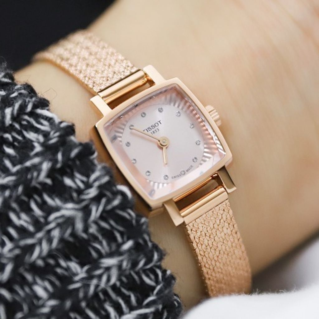  Shop Authentic Tissot Lovely Square Lady Quartz Rose Gold Dial Rose Gold Mesh Bracelet Watch For Women - T058.109.33.456.00 - Luxxuri