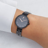  Shop Authentic Swarovski Cosmopolitan PVD Black Dial Black Steel Strap Watch for Women - 5547646 - Luxxuri