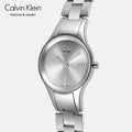  Shop Authentic Calvin Klein Simplicity Silver Dial Silver Steel Strap Watch for Women - K4323120 - Luxxuri