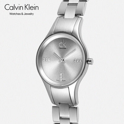  Shop Authentic Calvin Klein Simplicity Silver Dial Silver Steel Strap Watch for Women - K4323120 - Luxxuri