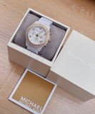  Shop Authentic Michael Kors Runway White Dial White Steel Strap Watch for Women - MK5237 - Luxxuri