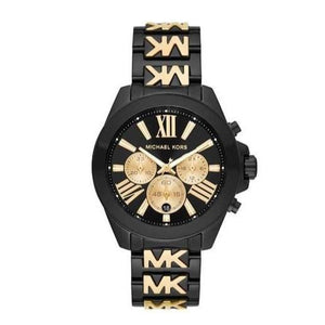  Shop Authentic Michael Kors Wren Chronograph Black Dial Two Tone Steel Strap Watch for Women - MK6978 - Luxxuri