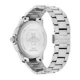  Shop Authentic Gucci G-Timeless Chronograph Black Dial Silver Steel Strap Watch For Men - YA126267 - Luxxuri