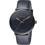  Shop Authentic Calvin Klein High Noon Quartz Black Dial Black Leather Strap Watch for Men - K8M214CB - Luxxuri