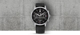  Shop Authentic Tommy Hilfiger Kyle Quartz Black Dial Black Leather Strap Watch for Men - 1791630 - Luxxuri