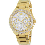  Shop Authentic Michael Kors Camille Silver Diamonds Dial Gold Steel Strap Watch for Women - MK5756 - Luxxuri