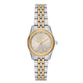  Shop Authentic Michael Kors Lexington Three-Hand Silver Dial Two Tone Steel Strap Watch for Women - MK4815 - Luxxuri