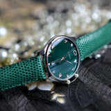  Shop Authentic Gucci G-Timeless Mother of Pearl Green Dial Green Leather Strap Watch For Women - YA1264042 - Luxxuri
