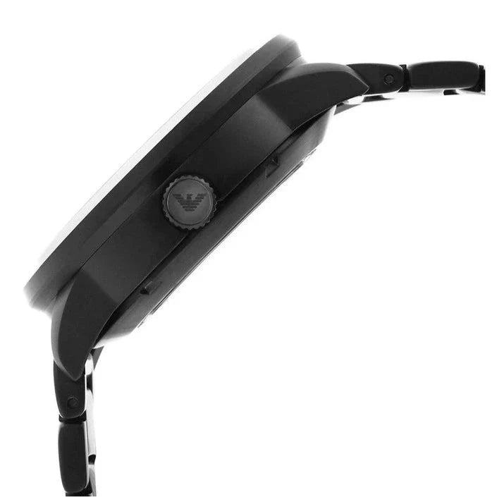  Shop Authentic Emporio Armani Meccanico Automatic Black Dial Black Steel Strap Watch For Men - AR60054 - Luxxuri