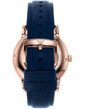  Shop Authentic Emporio Armani Meccanico Automatic Blue Dial Blue Leather Strap Watch For Men - AR60050 - Luxxuri