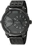  Shop Authentic Diesel Mini Daddy Dual Time Black Dial Black Stainless Steel Strap Watch For Men - DZ7316 - Luxxuri