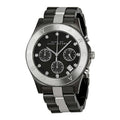  Shop Authentic Marc Jacobs Blade Chronograph Black Dial Two Tone Steel Strap Watch for Women - MBM3179 - Luxxuri