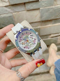  Shop Authentic Guess Glitz Pride Limited Edition White Dial White Rubber Strap Watch for Women - GW0407L4 - Luxxuri