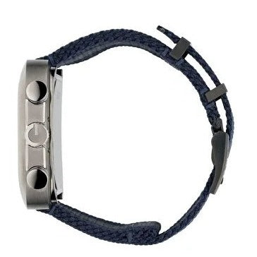  Shop Authentic Gucci Coupe Chronograph Blue Dial Two Tone NATO Strap Watch for Men - YA131203 - Luxxuri