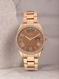  Shop Authentic Guess Luna Diamonds Rose Gold Dial Rose Gold Steel Strap Watch for Women - GW0307L3 - Luxxuri