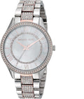  Shop Authentic Michael Kors Lauryn Quartz Mother of Pearl White Dial Two Tone Steel Strap Watch For Women - MK4366 - Luxxuri