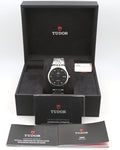 Tudor 1926 Automatic Diamonds Black Dial Silver Steel Strap Watch for Men - M91650-0004