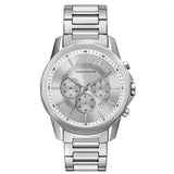  Shop Authentic Armani Exchange Outerbanks Chronograph Silver Dial Silver Steel Strap Watch For Men - AX7141 - Luxxuri