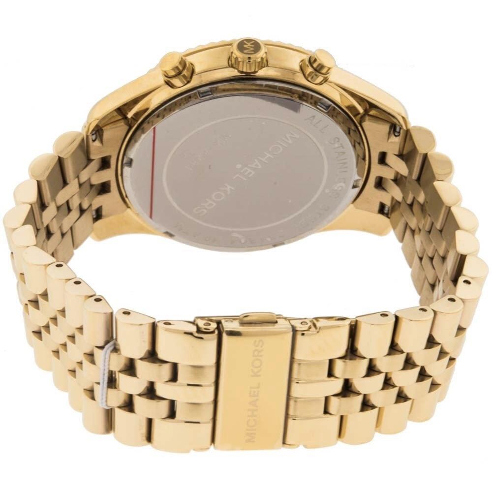 Shop Authentic Michael Kors Lexington Gold Dial Gold Steel Strap Watch for Men - MK8281 - Luxxuri
