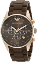  Shop Authentic Emporio Armani Sport Chronograph Brown Dial Brown Stainless Steel Watch For Men - AR5890 - Luxxuri