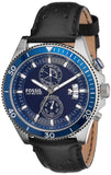  Shop Authentic Fossil Wakefield Chronograph Blue Dial Black Leather Strap Watch for Women - CH2945 - Luxxuri
