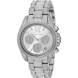  Shop Authentic Michael Kors Mini Bradshaw Crystals Silver Dial Silver Steel Strap Watch For Women - MK6454 - Luxxuri