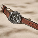  Shop Authentic Fossil Bronson Chronograph Grey Dial Brown Leather Strap Watch for Men - FS5855 - Luxxuri