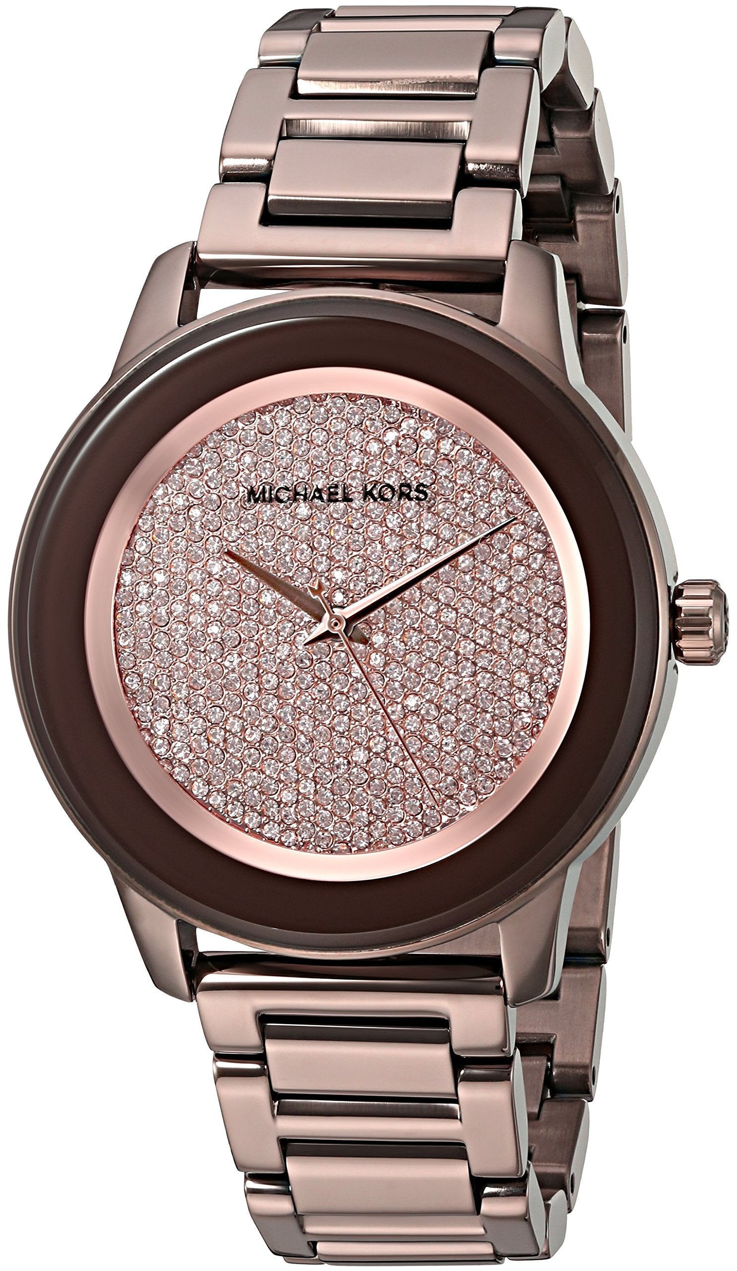  Shop Authentic Michael Kors Kinley Brown Dial Brown Steel Strap Watch for Women - MK6245 - Luxxuri