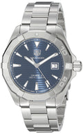  Shop Authentic Tag Heuer Aquaracer Automatic Blue Dial Silver Steel Strap Watch for Men - WAY2112.BA0928 - Luxxuri