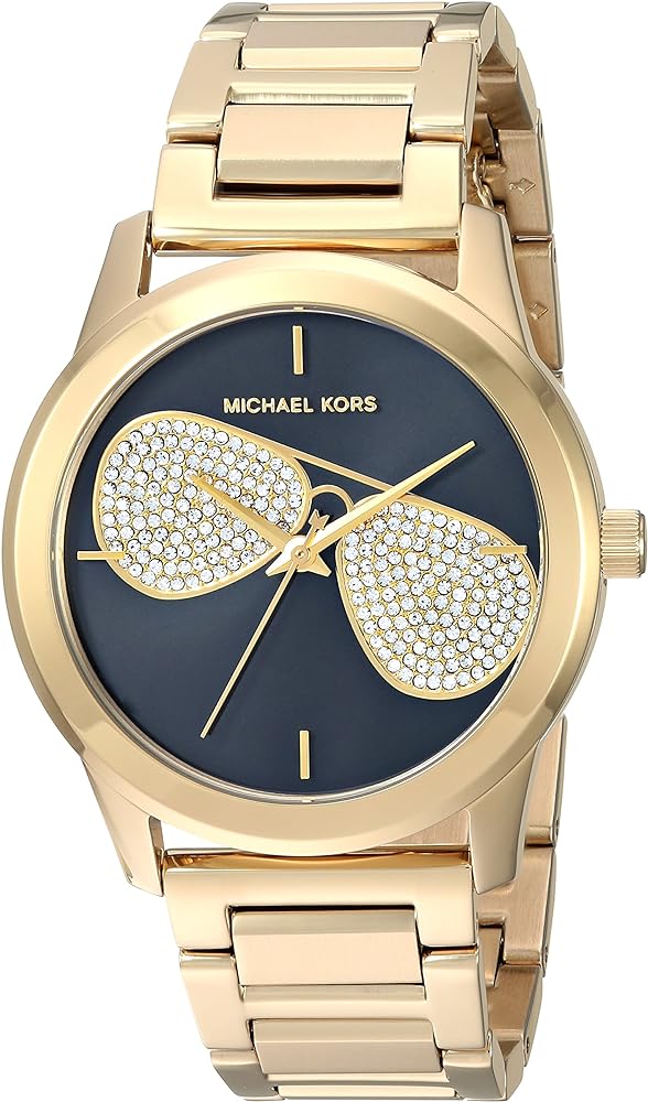  Shop Authentic Michael Kors Hartman Analog Quartz Black Dial Gold Steel Strap Watch For Women - MK3647 - Luxxuri