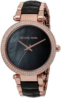  Shop Authentic Michael Kors Parker Mother of Pearl Black Dial Two Tone Steel Strap Watch for Women - MK6414 - Luxxuri