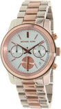  Shop Authentic Michael Kors Runway Chronograph Blue Dial Two Tone Steel Strap Watch For Women - MK6166 - Luxxuri