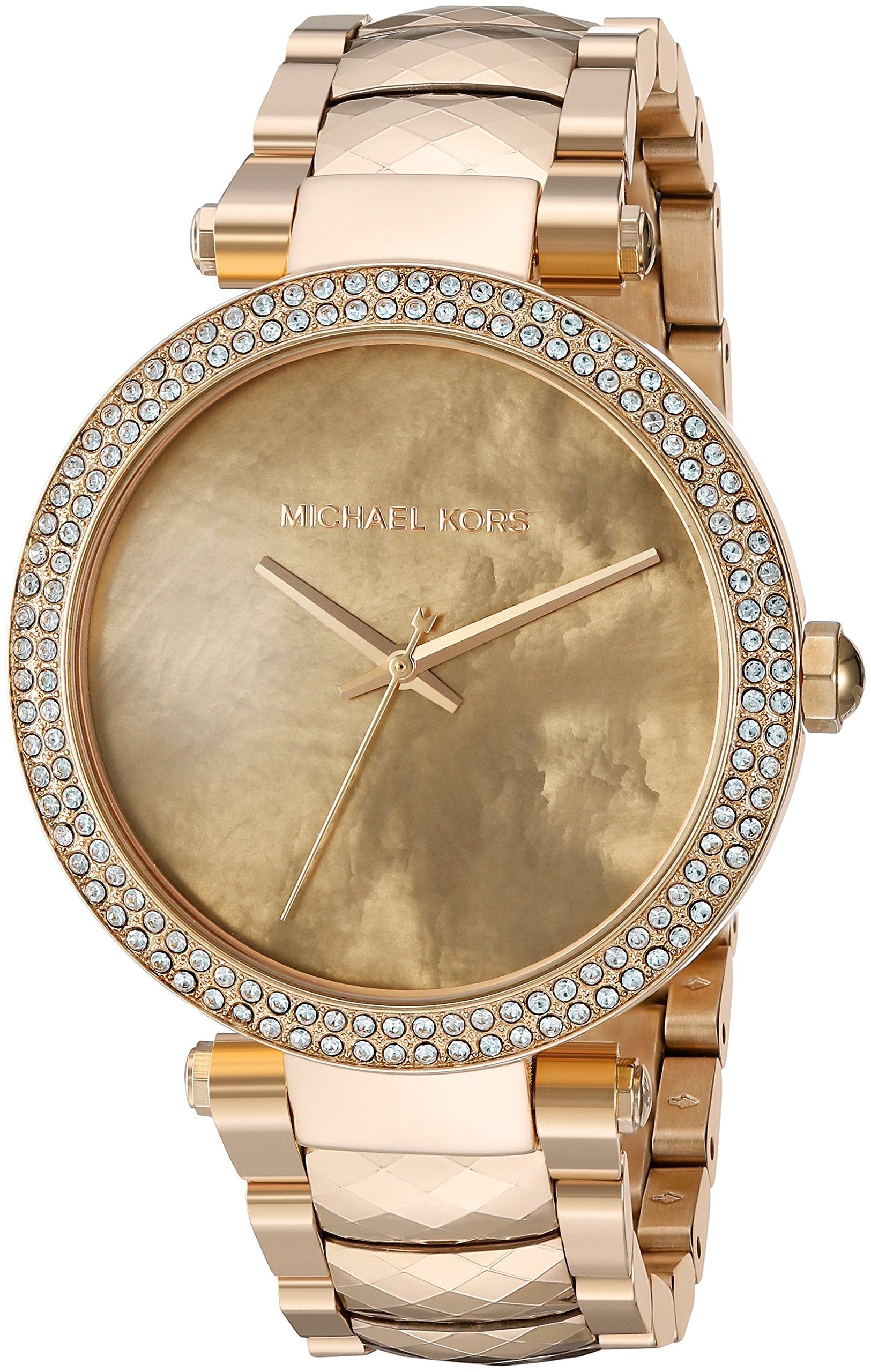  Shop Authentic Michael Kors Parker Gold Mother of Pearl Dial Gold Steel Strap Watch for Women - MK6425 - Luxxuri