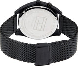  Shop Authentic Tommy Hilfiger Deacon Analog Black Dial Black Mesh Bracelet Watch for Men - 1791547 - Luxxuri