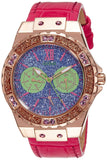  Shop Authentic Guess Limelight Quartz Multicolor Dial Red Leather Strap Watch For Women - W0775L4 - Luxxuri