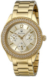  Shop Authentic Bulova Multi Function Gold Dial Gold Steel Strap Watch for Women - 97N102 - Luxxuri