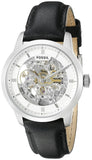  Shop Authentic Fossil Townsman Automatic Skeleton White Dial Black Leather Strap Watch for Men - ME3085 - Luxxuri