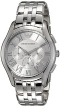  Shop Authentic Emporio Armani Velente Chronograph Quartz Silver Dial Silver Steel Strap Watch For Men - AR1702 - Luxxuri