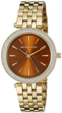  Shop Authentic Michael Kors Darci Amber Dial Gold Steel Strap Watch for Women - MK3408 - Luxxuri