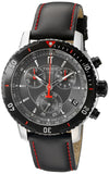  Shop Authentic Tissot T Sport PRS 200 Chronograph Grey Dial Black Leather Strap Watch For Men - T067.417.26.051.00 - Luxxuri