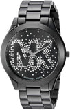  Shop Authentic Michael Kors Slim Runway Black Dial Black Steel Strap Watch for Women - MK3589 - Luxxuri