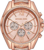  Shop Authentic Michael Kors Whitney Chronograph Rose Gold Dial Rose Gold Steel Strap Watch For Women - MK6730 - Luxxuri