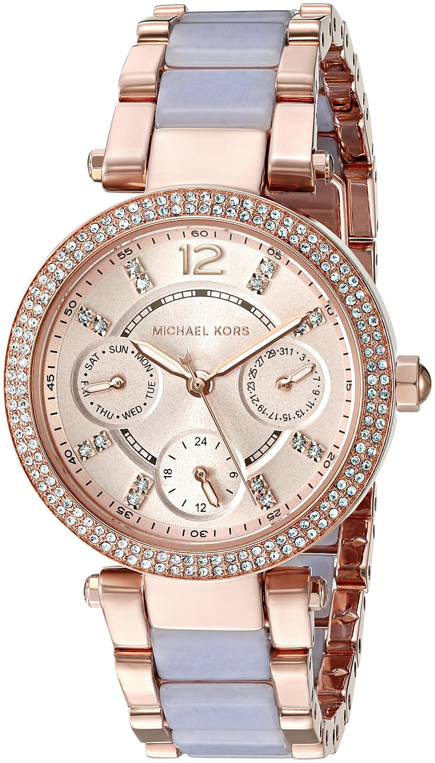  Shop Authentic Michael Kors Parker Gold Dial Two Tone Steel Strap Watch for Women - MK6327 - Luxxuri