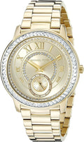  Shop Authentic Michael Kors Madelyn Quartz Gold Dial Gold Steel Strap Watch For Women - MK6287 - Luxxuri