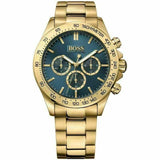  Shop Authentic Hugo Boss Allure Chronograph Green Dial Gold Steel Strap Watch for Men - 1513923 - Luxxuri