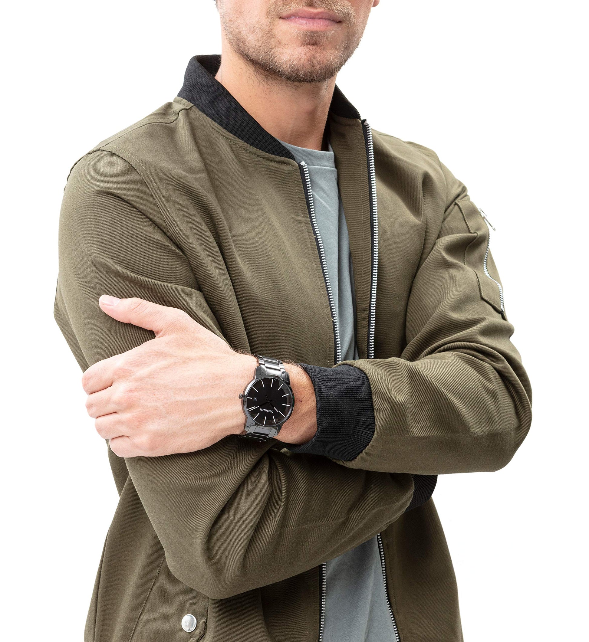  Shop Authentic Calvin Klein City Quartz Black Dial Black Steel Strap Watch for Men - K2G2G4B1 - Luxxuri