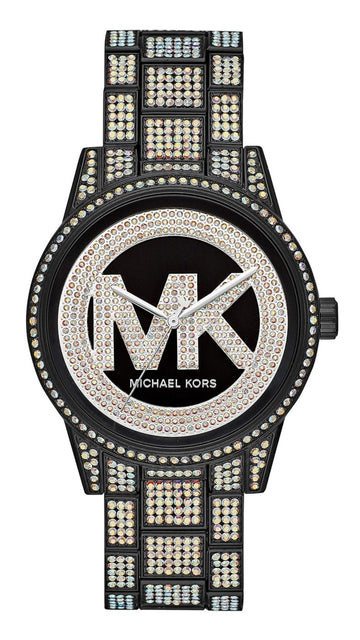  Shop Authentic Michael Kors Ritz Crystals Black Dial Two Tone Steel Strap Watch for Women - MK6733 - Luxxuri