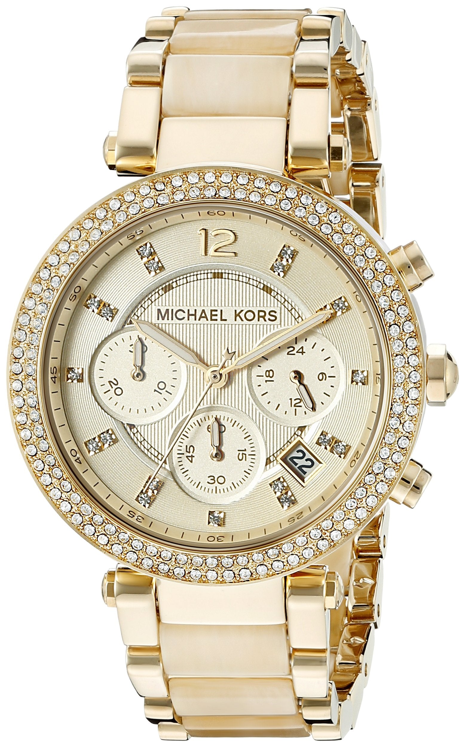  Shop Authentic Michael Kors Parker Gold Dial Gold Steel Strap Watch for Women - MK5632 - Luxxuri