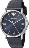  Shop Authentic Emporio Armani Kappa Quartz Blue Dial Blue Leather Strap Watch For Women - AR11012 - Luxxuri