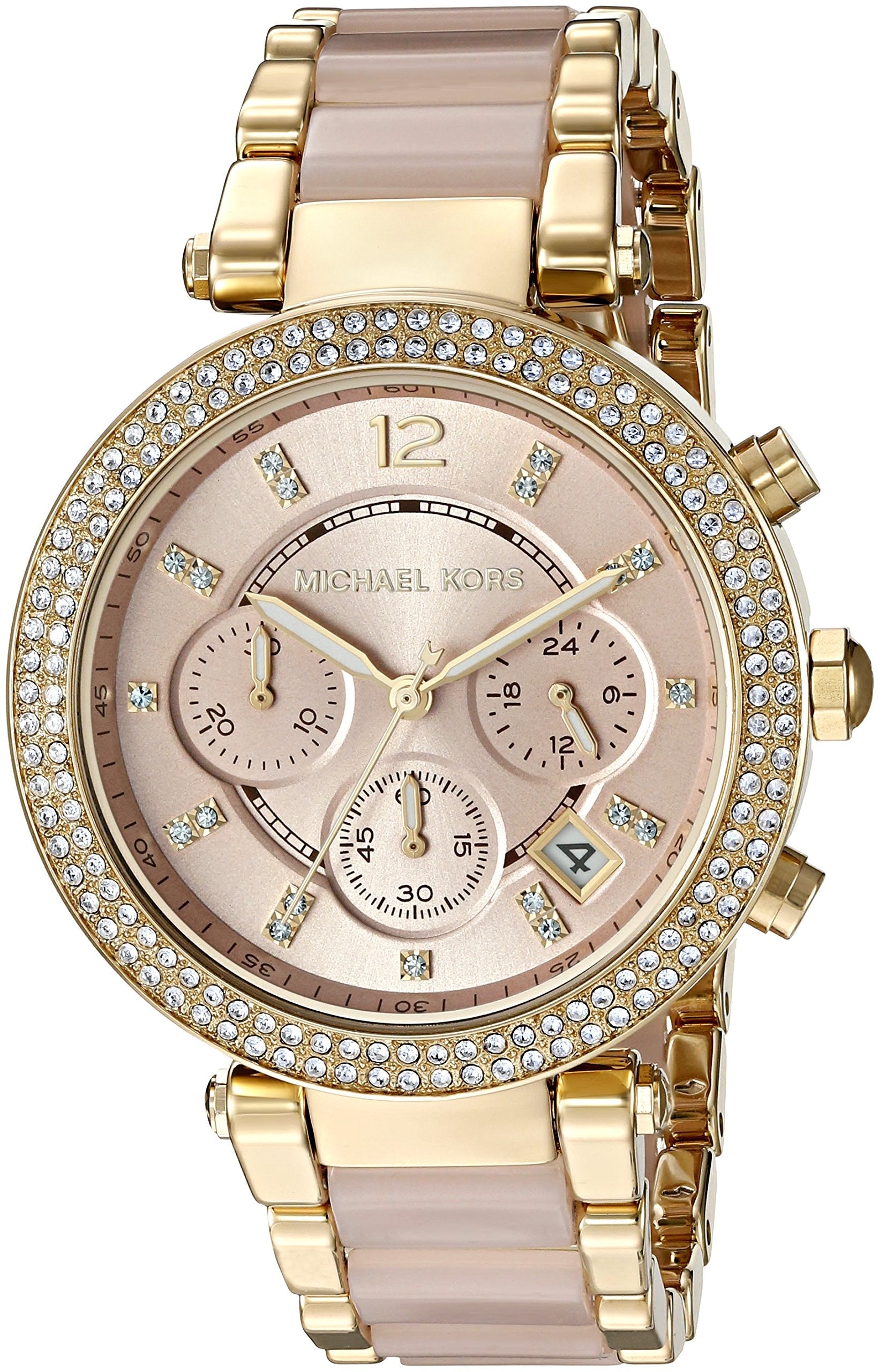  Shop Authentic Michael Kors Parker Gold Dial Two Tone Steel Strap Watch for Women - MK6326 - Luxxuri